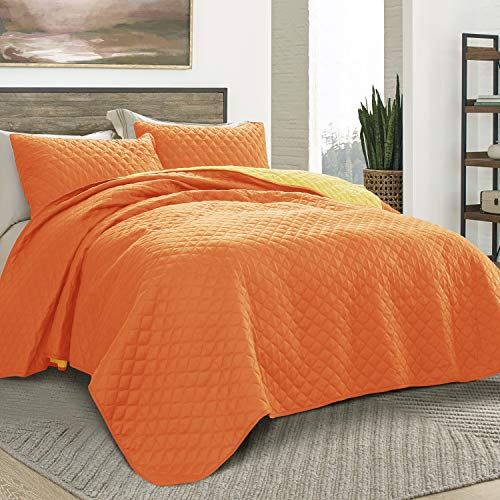 Exclusivo Mezcla Ultrasonic Reversible 2-Piece Twin Size Quilt Set with ...