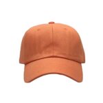 NPQQUAN Original Classic Low Profile Baseball Cap Golf Dad Hat Adjustable Cotton Hats Men Women Unconstructed Plain Cap Orange