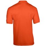 Gildan Men’s DryBlend Jersey Short Sleeve Polo Shirt X-Large Orange