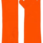 VSVO Orange Party Bridal Dance Gloves (One Size, Orange)