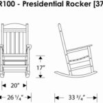 POLYWOOD R100TA Presidential Rocking Chair, Tangerine