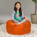 Sofa Sack – Bean Bags AMZBB-2SK-CS25 Beanbag, Textile, Tangerine, 2 ft Sack