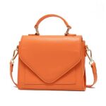 CATMICOO Mini Purses for Women Trendy Small Handbags (Orange-a)