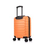 InUSA Trend Plastic Carry-On Luggage, Orange (IUTRE00S-ORA)