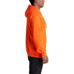 Fruit of the Loom Mens Eversoft Fleece Hoodies, Pullover & Full Zip, Moisture Wicking Breathable, Sizes S-4x Hooded Sweatshirt, Safety Orange, X-Large US