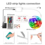 DAYBETTER LED Strip Lights 100ft, Smart Light with App Remote Control, RGB LED Lights for Bedroom, Music Sync Color Changing Lights for Room Home Decor Party Festival Halloween, Christmas (1 Roll)