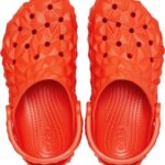 Crocs Unisex-Adult Classic Geometric Clogs, Lava, 8 Women/6 Men