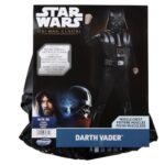 Star Wars Darth Vader Official Youth Halloween Costume – Premium Quality Padded Jumpsuit with Plastic Mask and Detachable Cape (Small) Multi