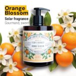 Panier des Sens – Liquid Hand Soap – Orange Blossom Hand Wash – French Marseille Moisturizing Hand Soap with Coconut Oil – Refillable Kitchen & Bathroom Hand Soap – 96% Natural Ingredients -16.9 Fl.oz